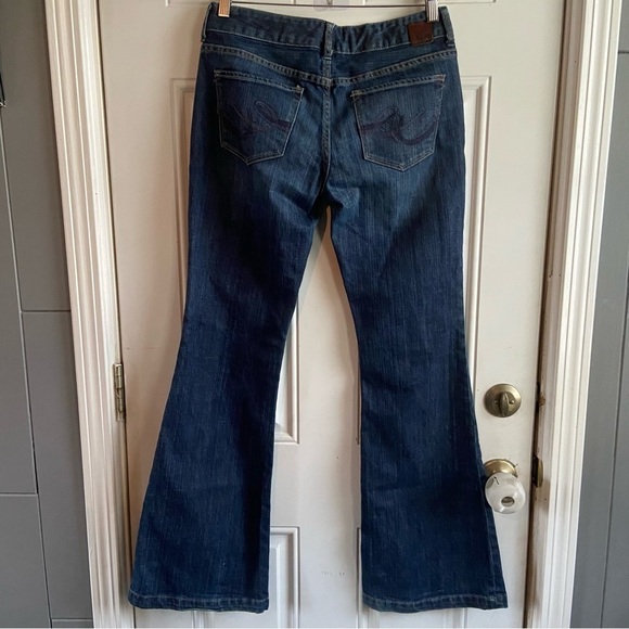 Express X2 Jeans Low Rise Bootcut Flare Size 8 - Picture 2 of 11